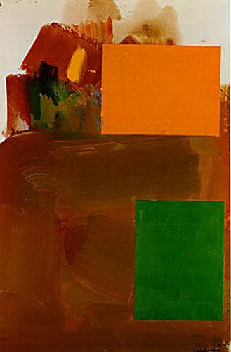 Ave Maria by Hans Hofmann, 1965 Oil on Canvas, Brown Abstract